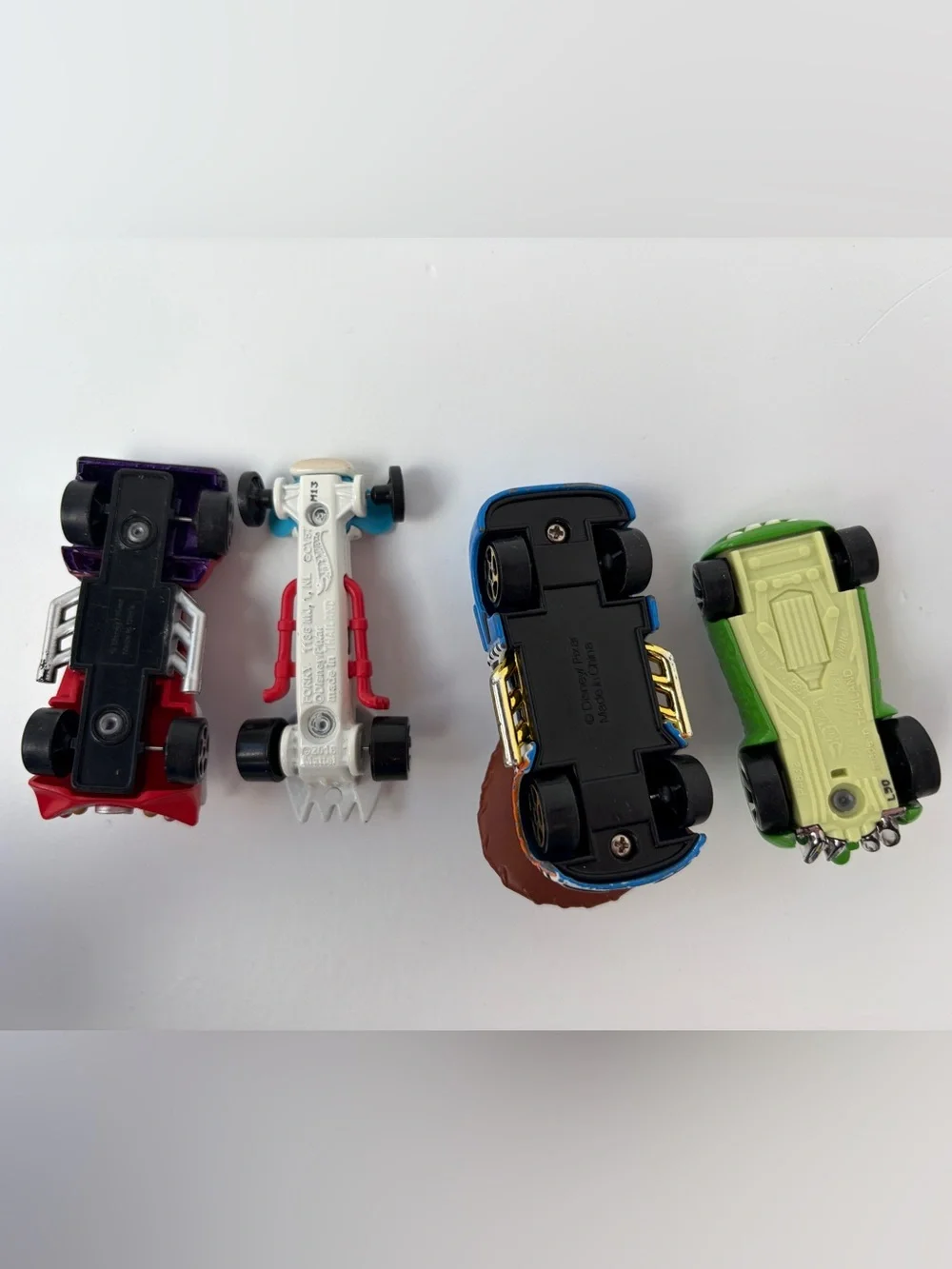 Toy Story Diecast Hot Wheels‎ Loose Lot Of 4 - Woody Rex Forky Zurg